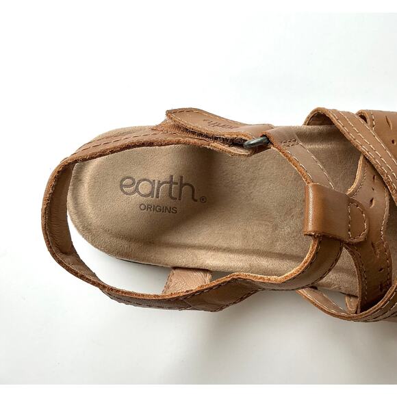 Earth Origins Sellie Women’s Casual Walking Sandals Medium Brown Size 9M - Picture 4 of 7
